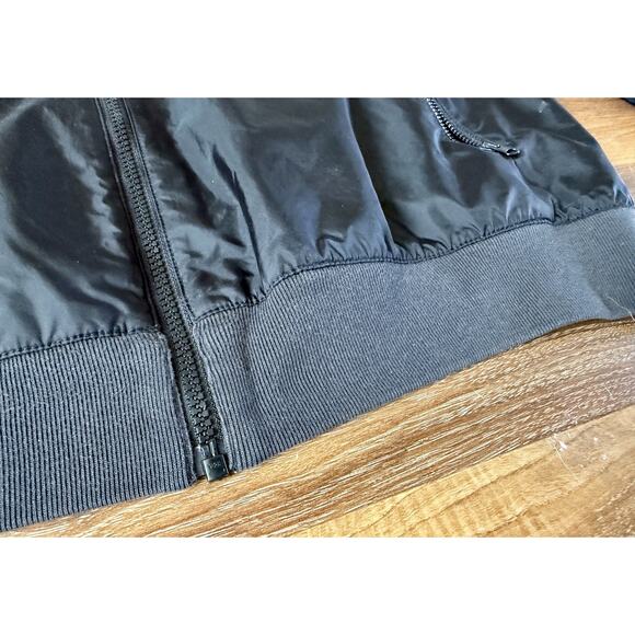 Vintage Nike Rare Windrunner Windbreaker Jacket Black White Nylon Soft Size XL - Picture 6 of 12